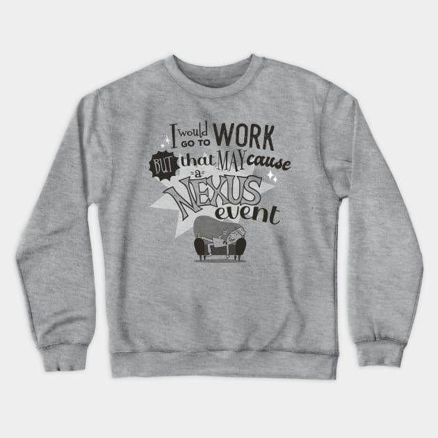 Couch Timeline Crewneck Sweatshirt by teesgeex